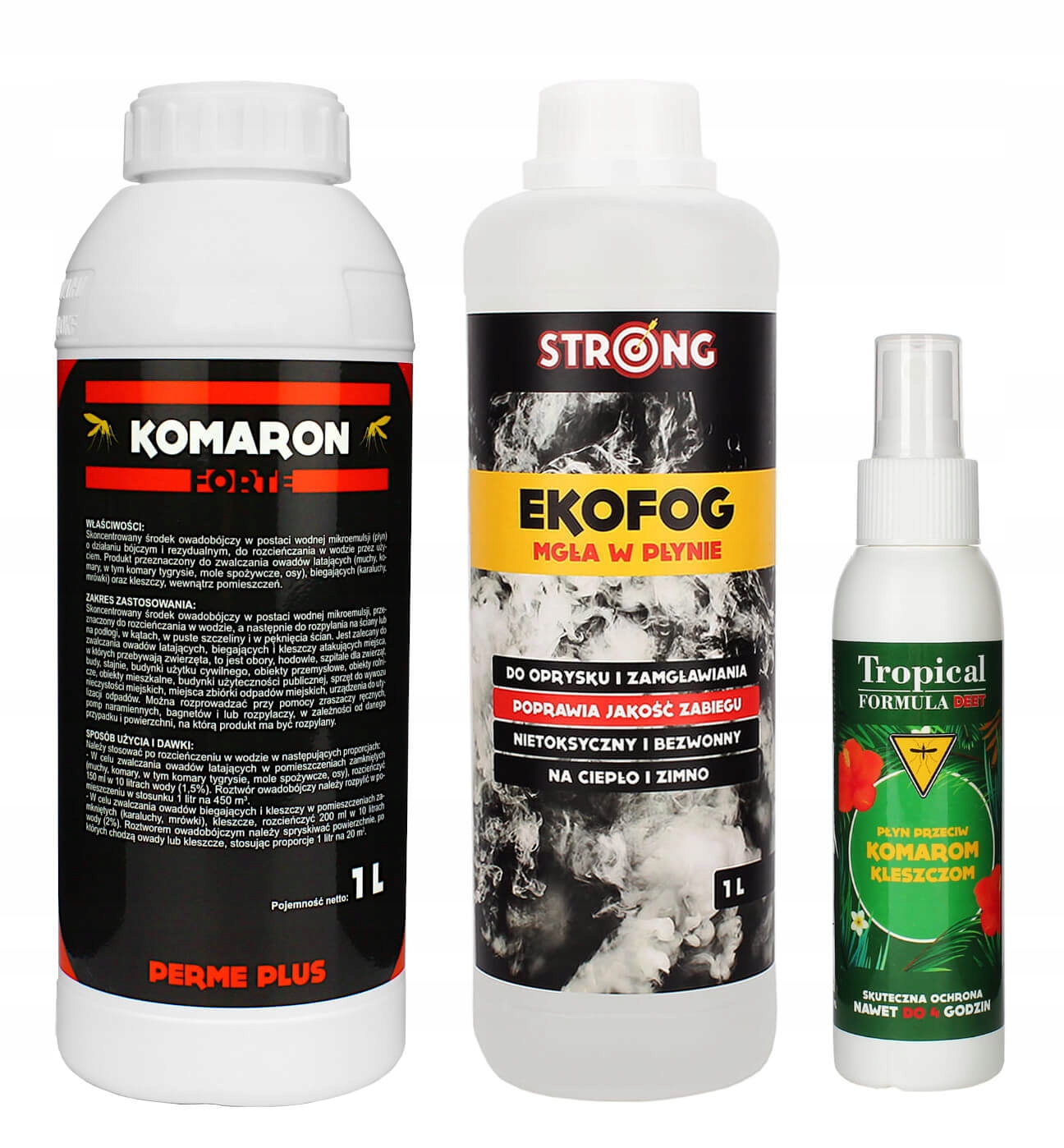 

Komaron Forte Oprysk Środek Komary Kleszcze +mgła