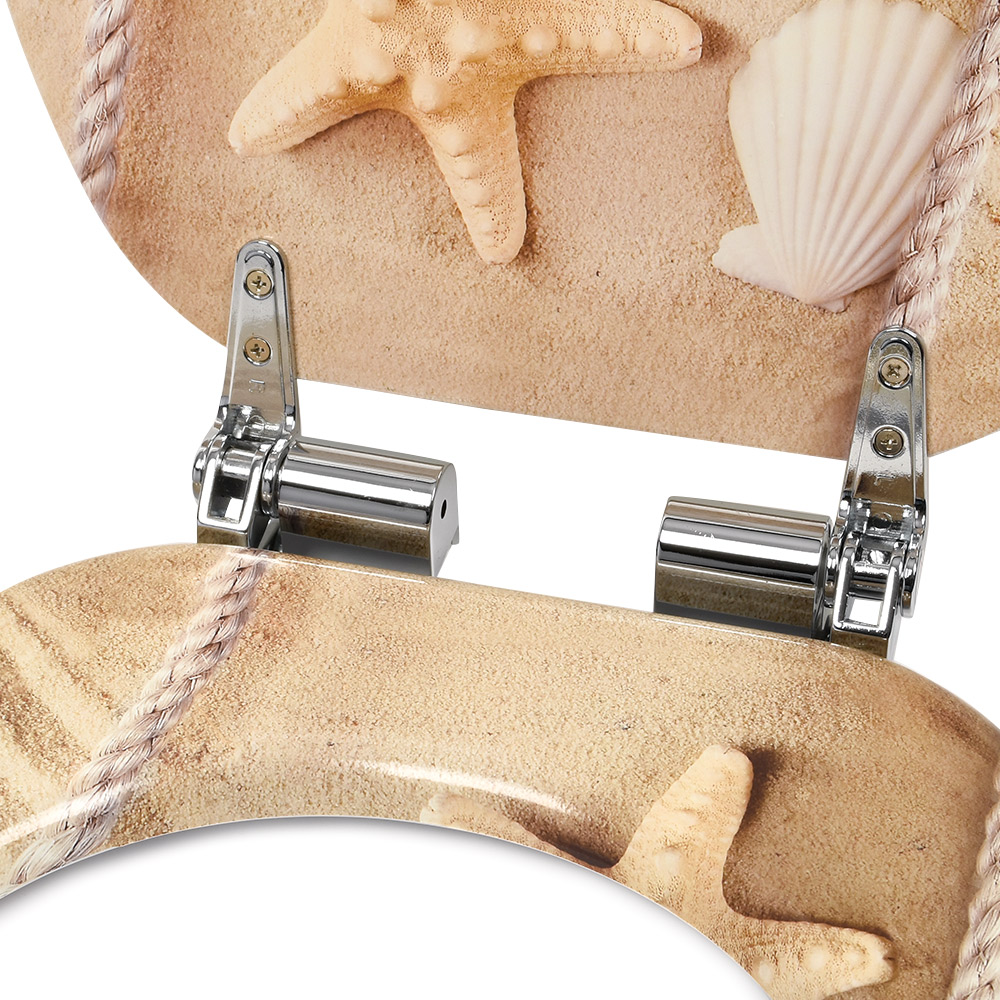 DESKA WC SEDESOWA KLOZETOWA TOALETOWA WOLNOOPADAJACA UNIWERSALNA MDF Marka inna