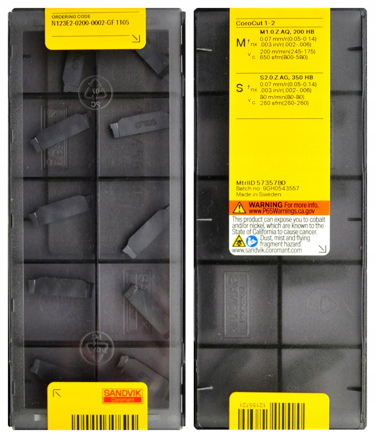 PŁYTKI N123E2-0200-0002-GF 1105 SANDVIK