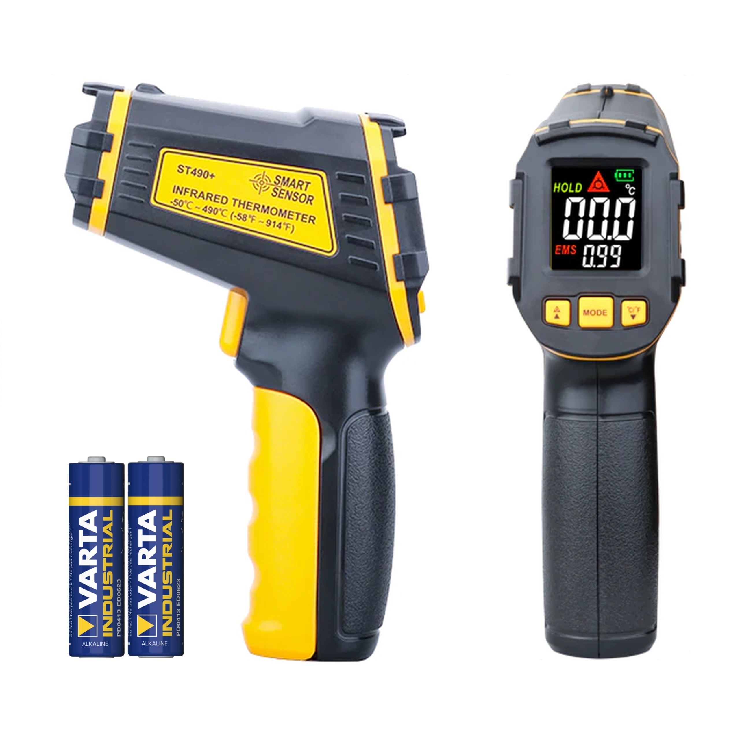 

Pirometr Termometr Laserowy Bezdotykowy -50 +490