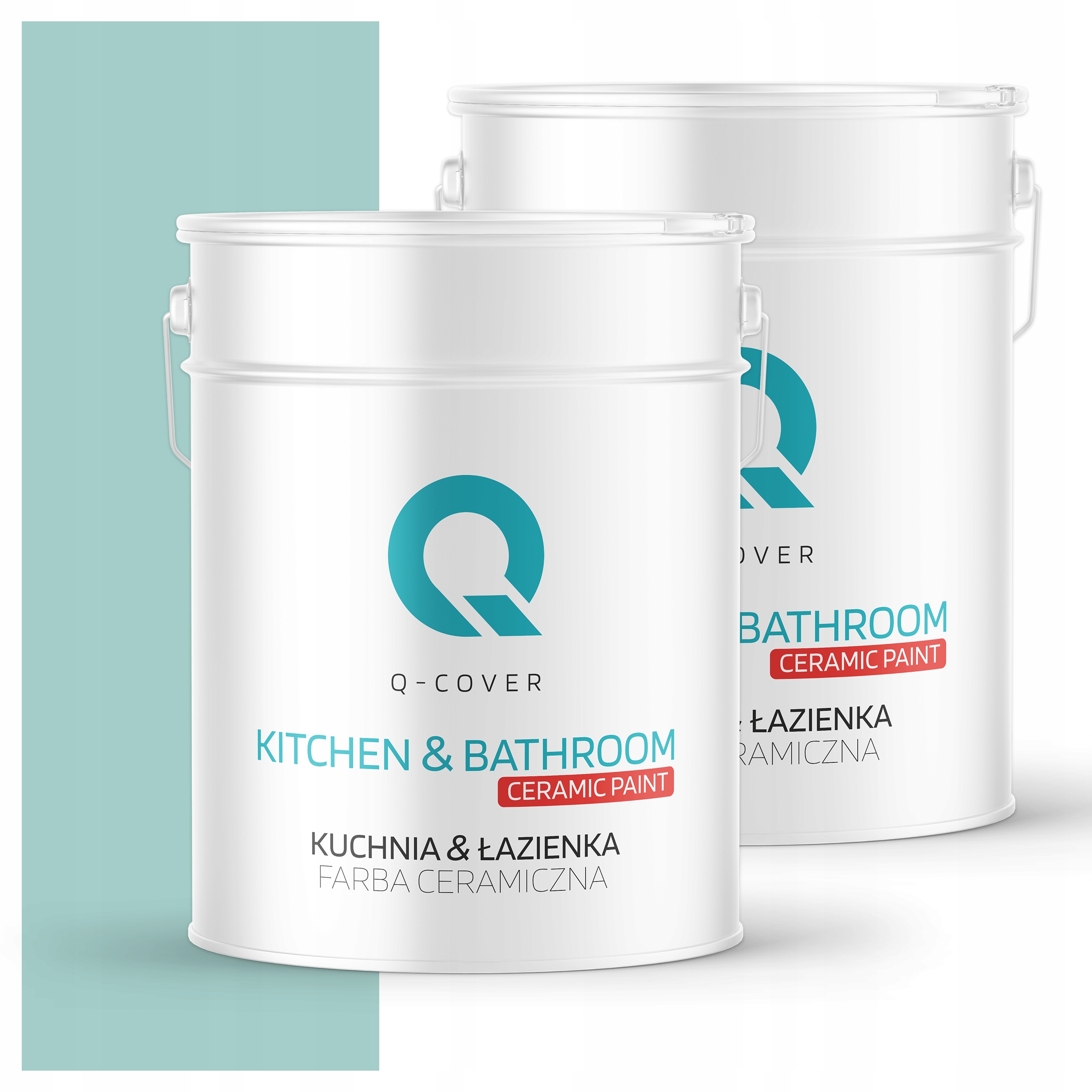 Farba do kuchyne a kúpeľne Umývateľná 10L Hlboká mätová matná H1553