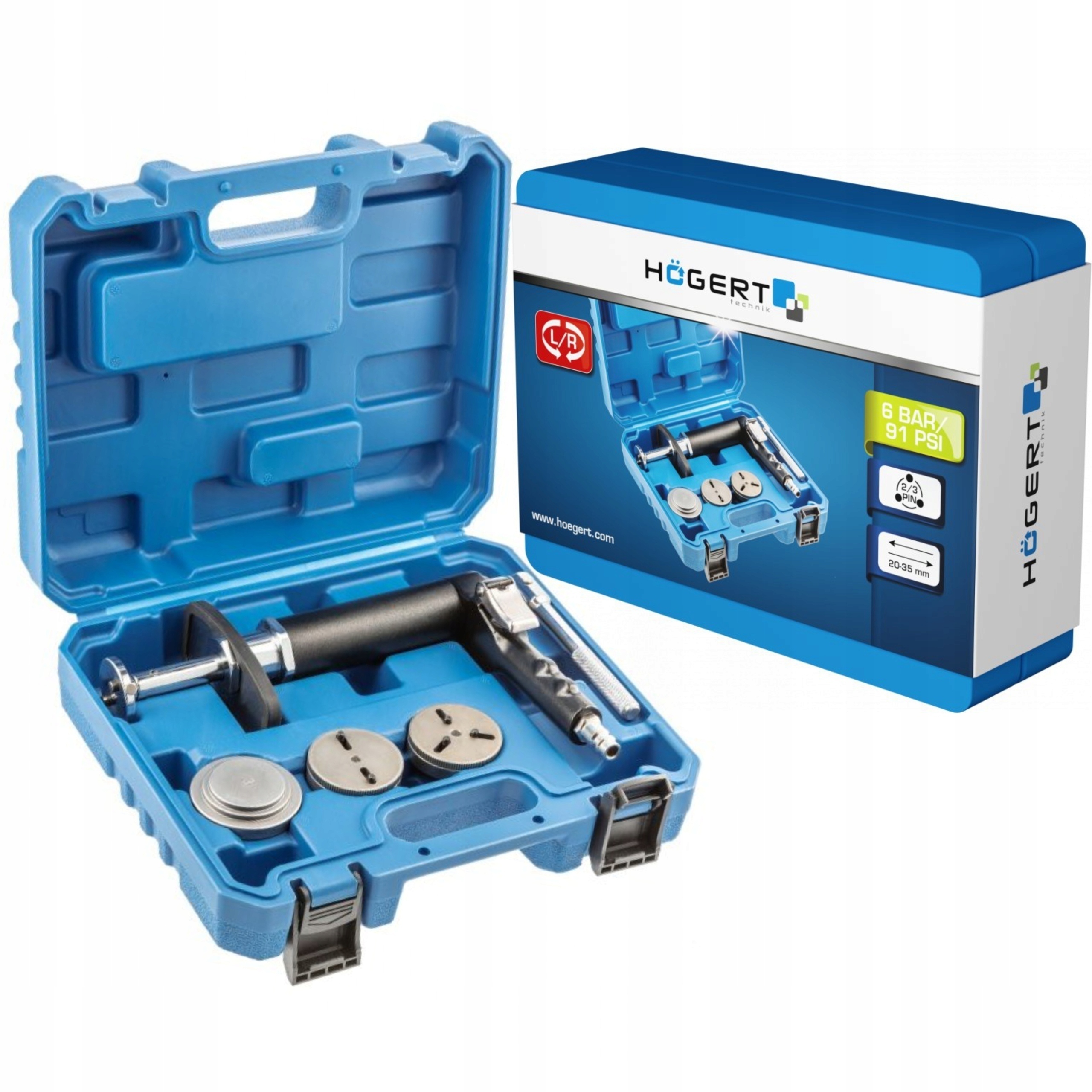 HOGERT HT4R780 Pneumatyczny separator do zacisków Marka Hoegert Technik