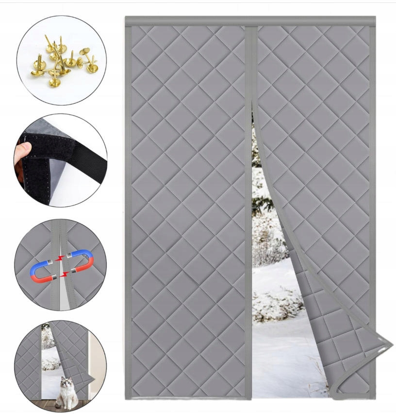 Závěs Na Magnet Pro Dveře 90x200 cm Pevná