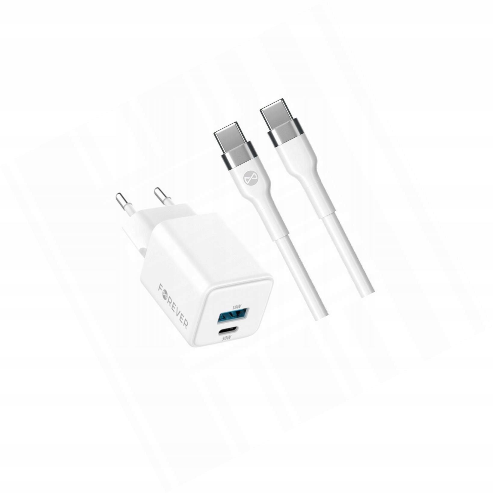 Szybka ładowarka GaN 30W długim z kablem 2m do Samsung Galaxy Note 20 Ultra
