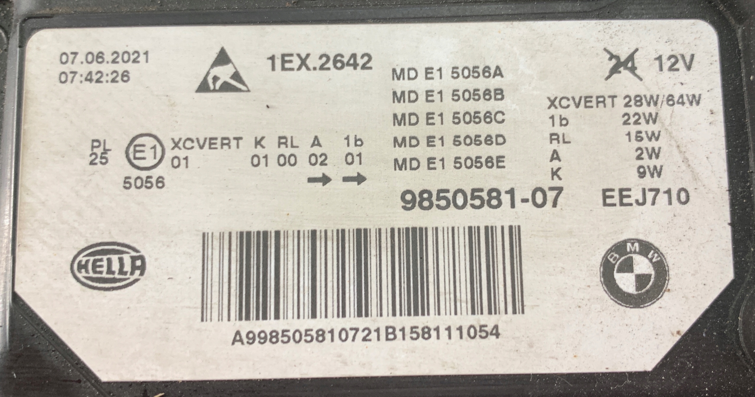 BMW G30 G31 LCI LIFT JEZ module LED left 235083-01
