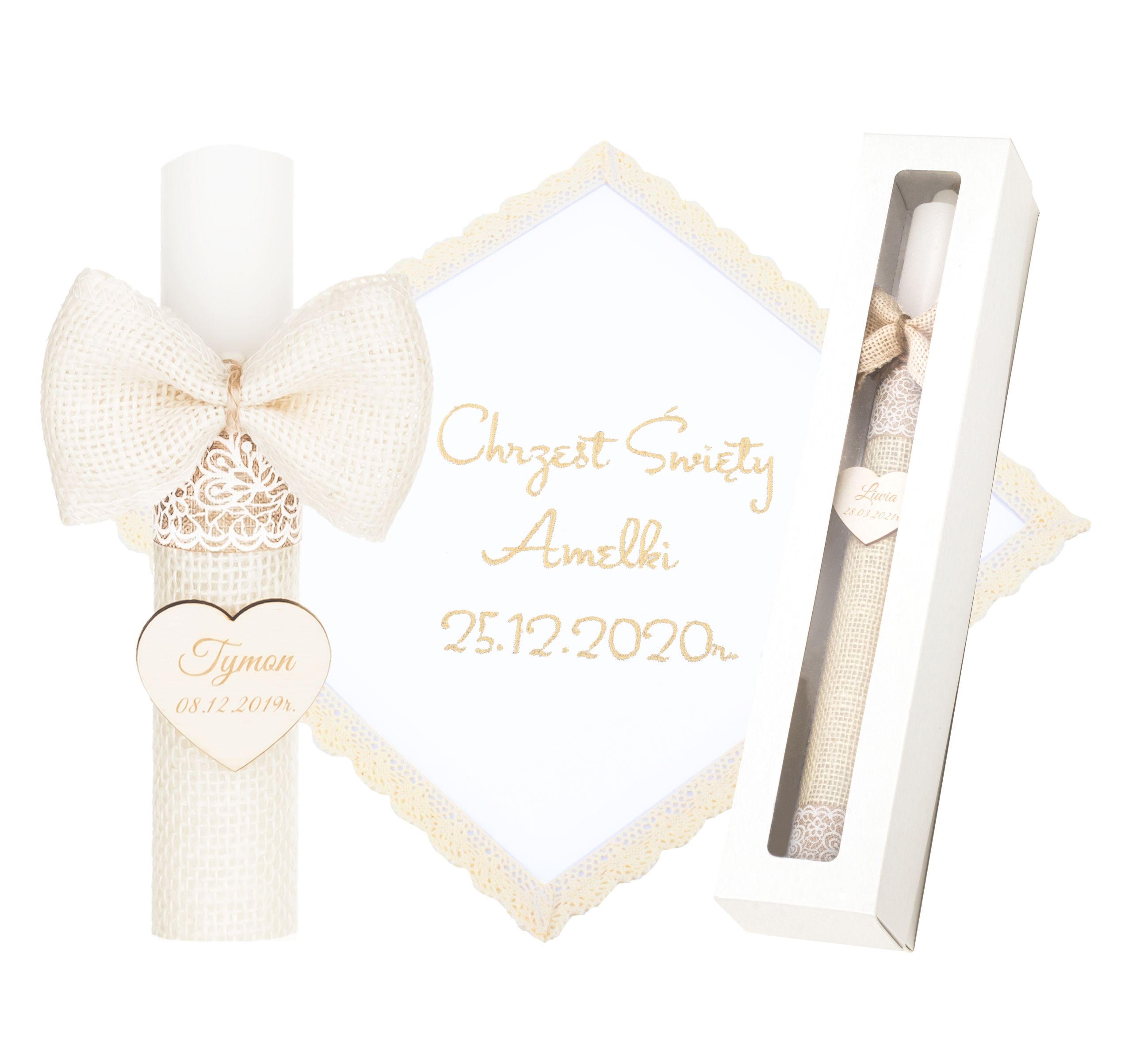 

Świeca Na Chrzest Szatka Do Chrztu Haft