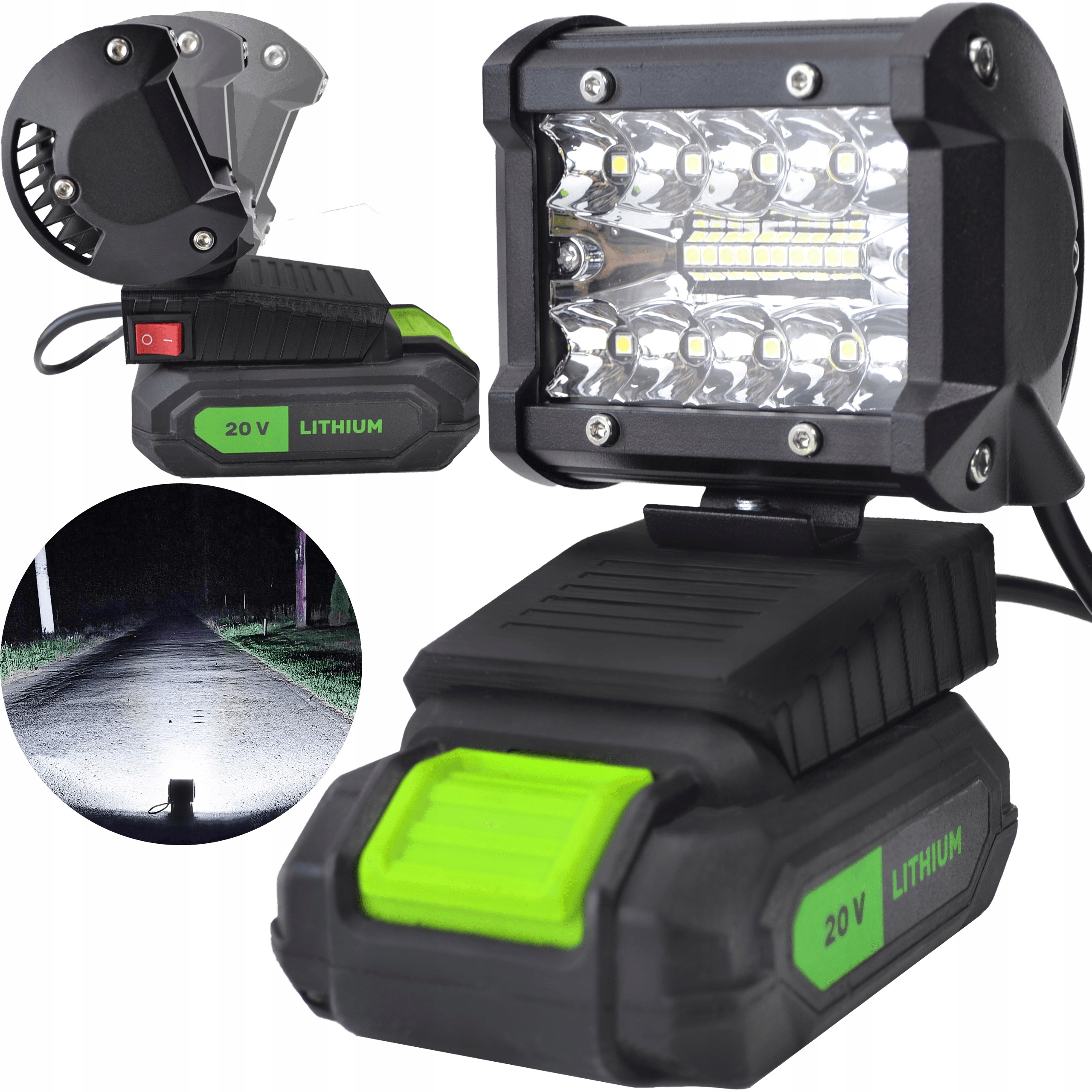 Lampa Do Wuber 20V Halogen Roboczy Led Max