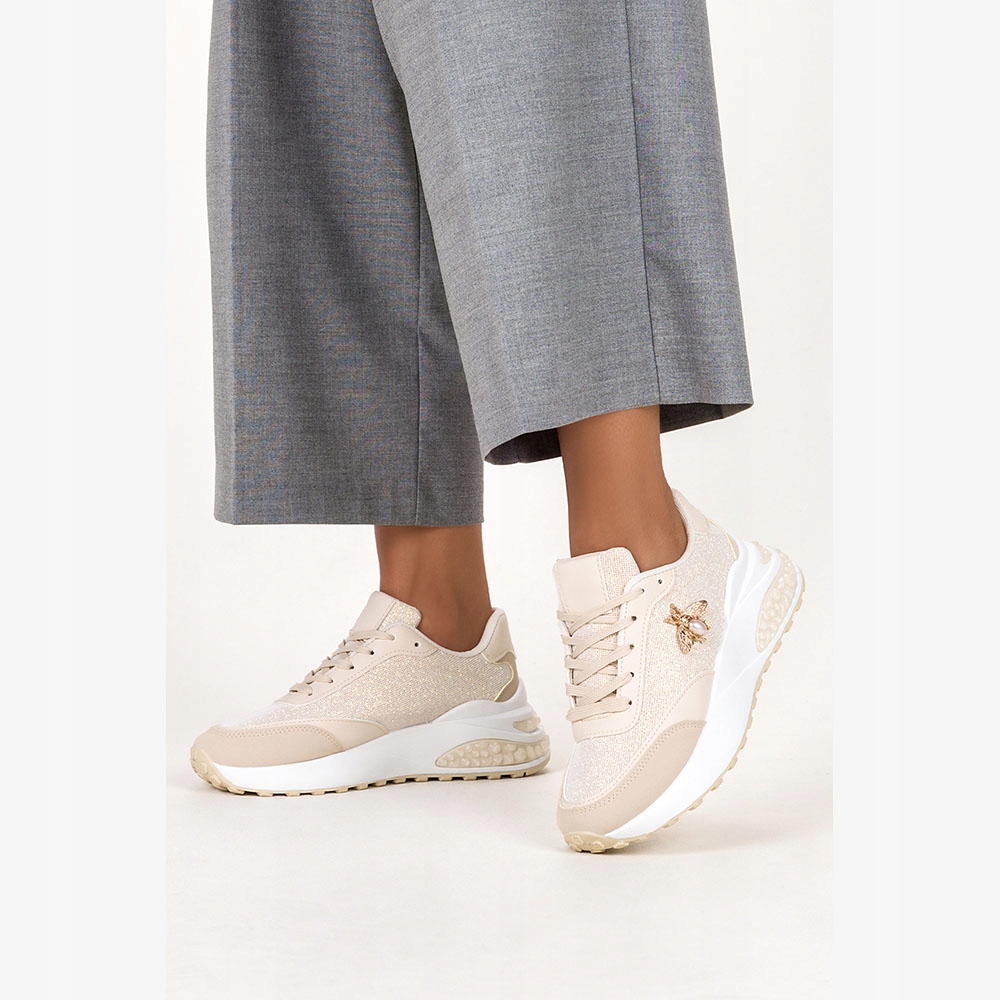 BUTY SPORTOWE SNEAKERSY Z OWADEM PLATFORMA NEW 37 Marka Casu