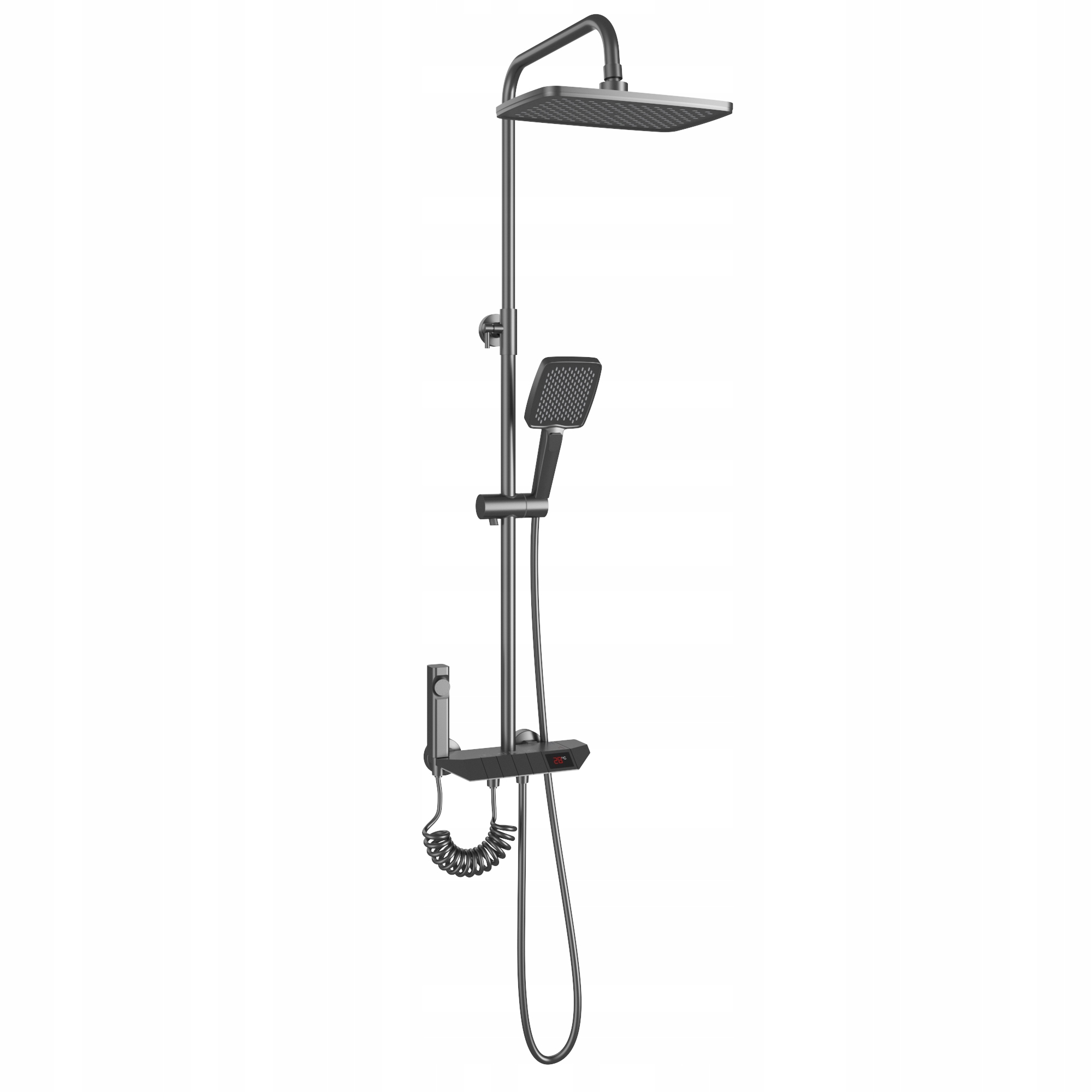 Zestaw natryskowy Forte gun-metal