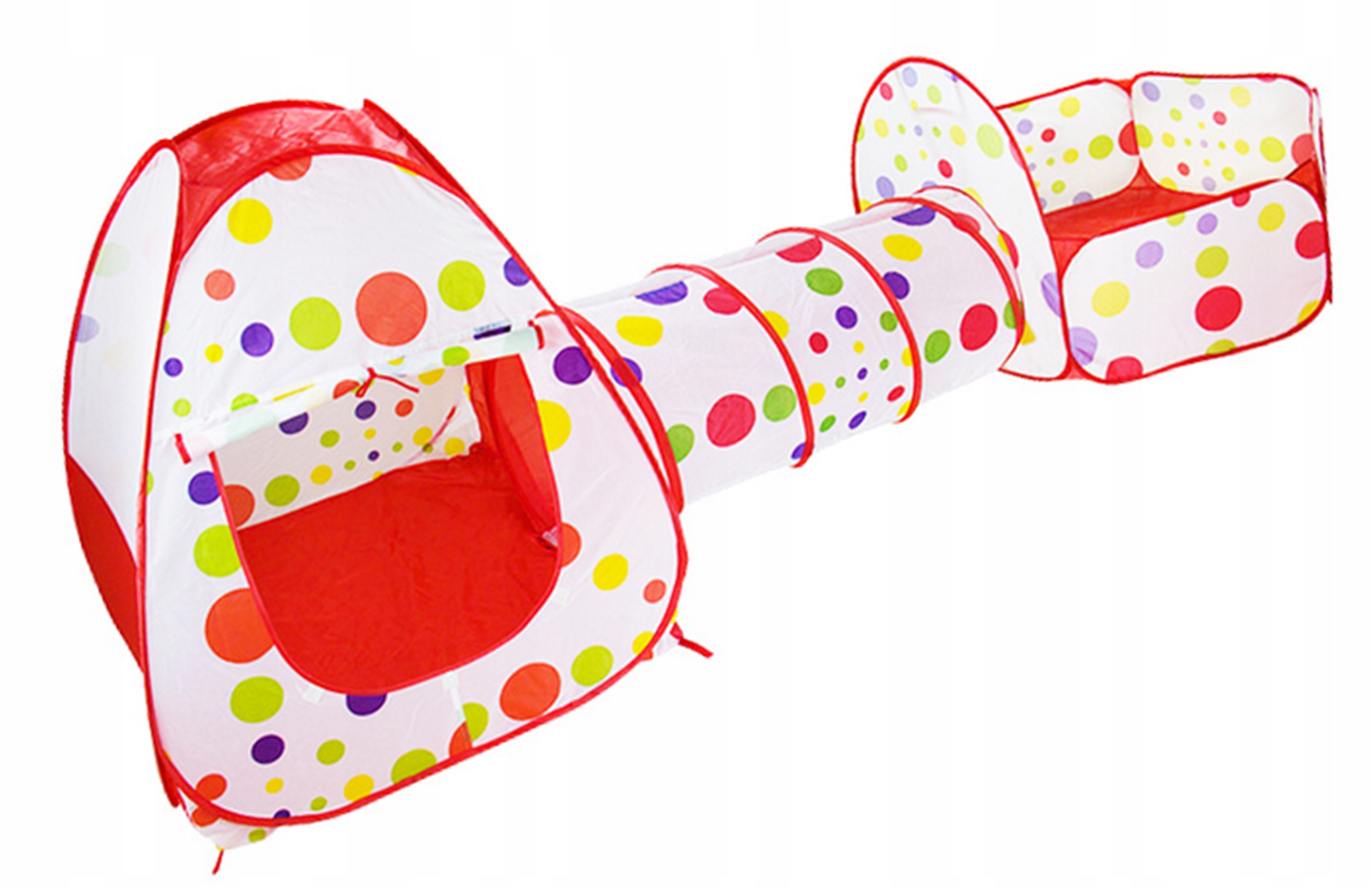 NAMIOT TUNEL SUCHY BASEN IGLO DLA DZIECI DUŻY DOMEK KOSZ NA PIŁECZKI 3 W 1 Wiek dziecka 3 lata +