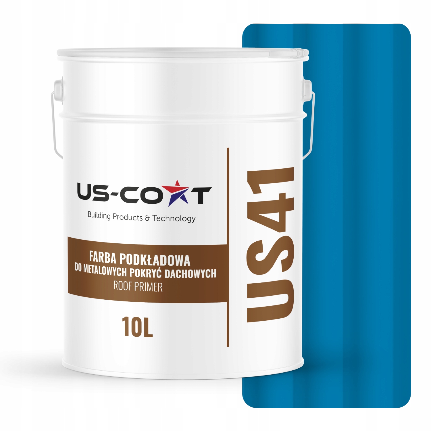 Farba Na Strechu Podkladová, Pozinkovaná Oceľ, Kov, Modrá, Ral 5015 10 L Mat