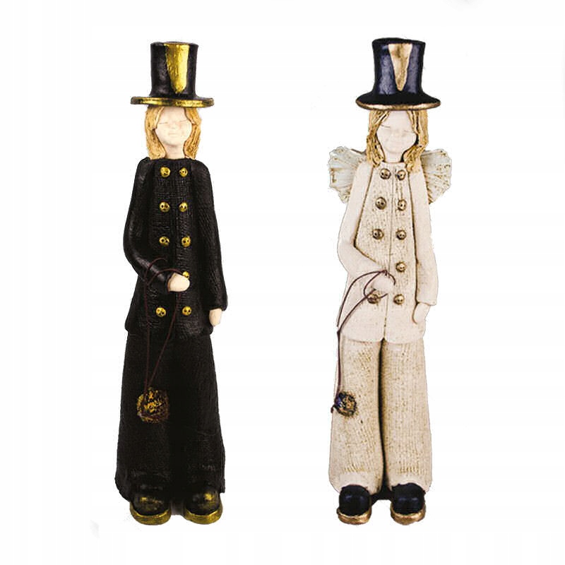 Keramická figurka Kominík Velký 39 cm Výjimečný Dárek Ručně vyrobený