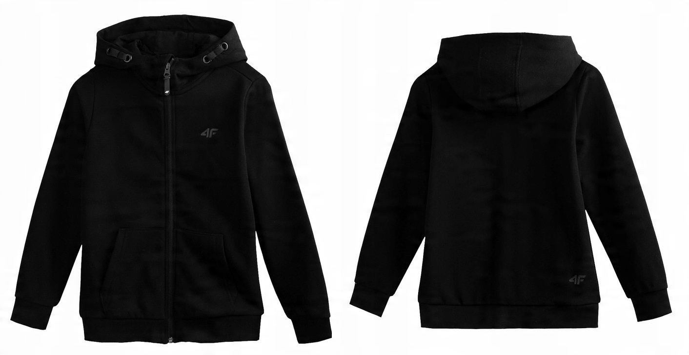

4F Bluza Chłopięca Rozpinana Kaptur JBLM001 164