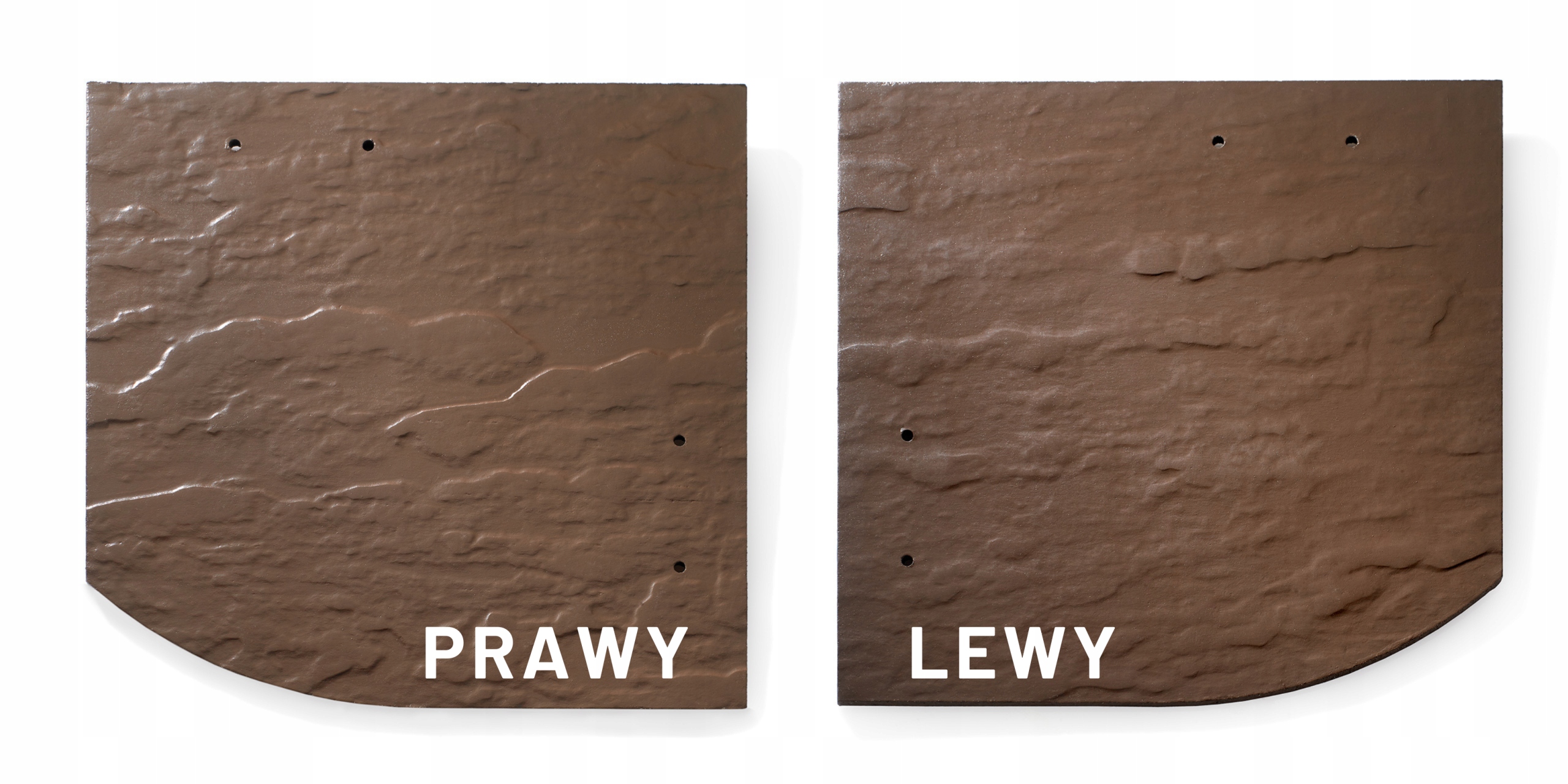 

Struktonit Płytka Łupek 20x20 Lewy i Prawy Brąz