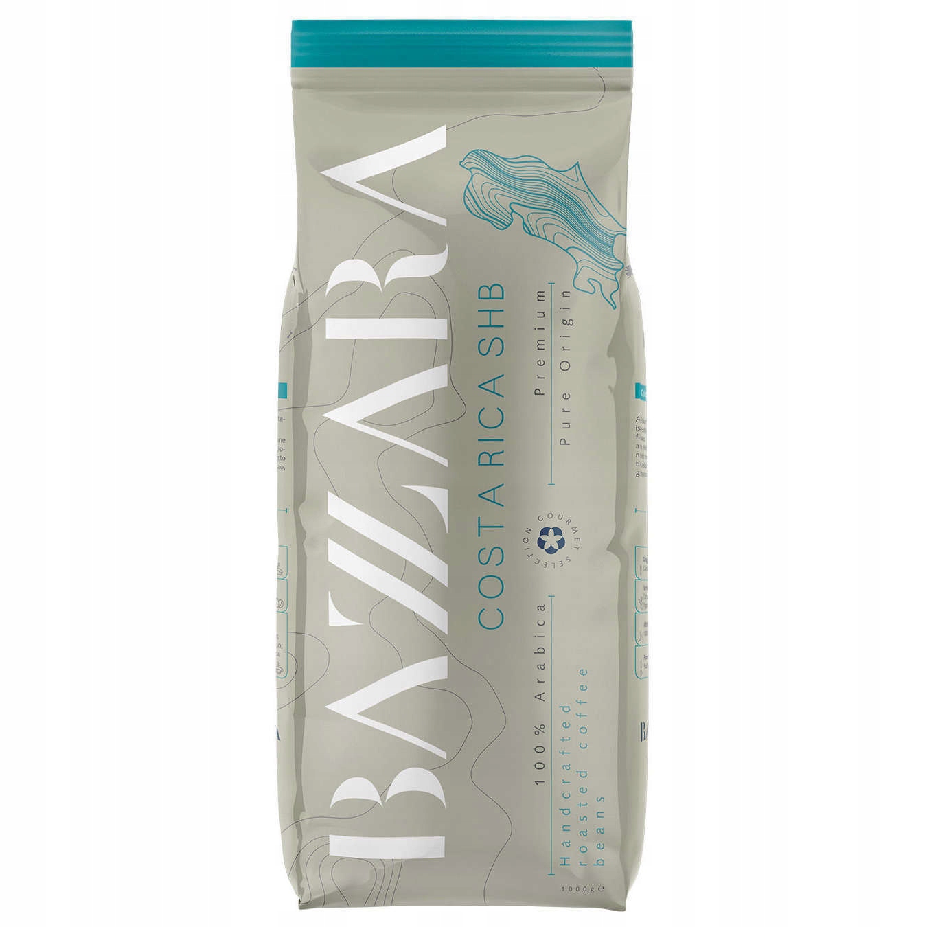 Levně Káva zrnková Bazzara Costarica Tarrazu Shb 1 kg