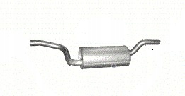 08.62 - Глушник Volvo V50 + S40 а / м1, 8 + 2,0