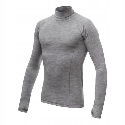 Sensor Merino Bold pánské triko dl.rukáv roll neck cool gray velikost XL