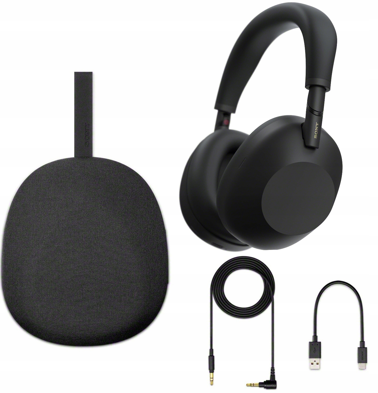 Bezdrátová sluchátka do uší Sony WH-1000XM6 Pouzdro Černé