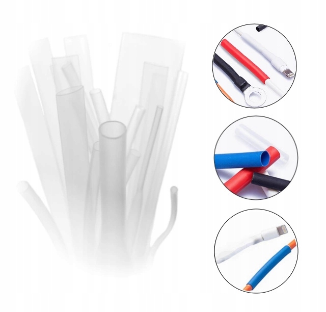 Koszulka izolacyjna termokurczliwa poliolefina 9,5/4,8 BEZBARWNA RTS EAN (GTIN) 8595055712890