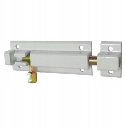 Zasuwka Zasuwa BIAŁA Rygiel Stal 80x30mm Mod.500