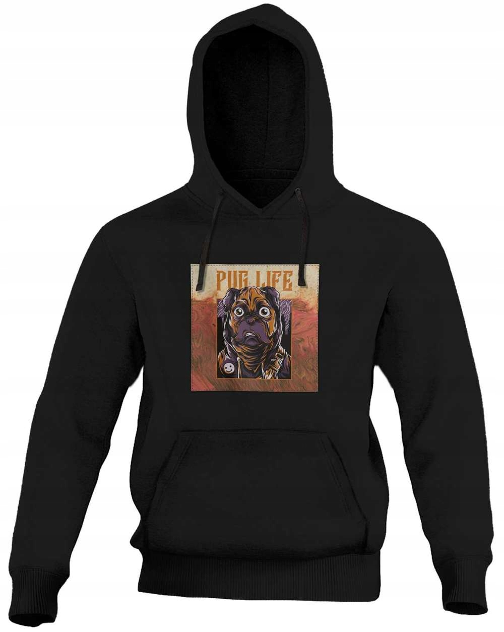 

Bluza z naszywką Pug Life