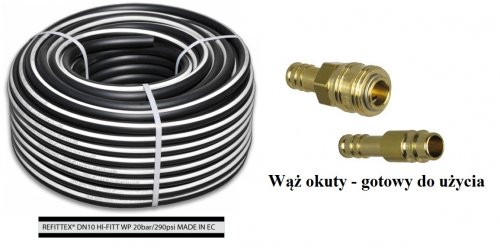 Pneumatická hadice kompresoru 10 m, průměr 10 mm