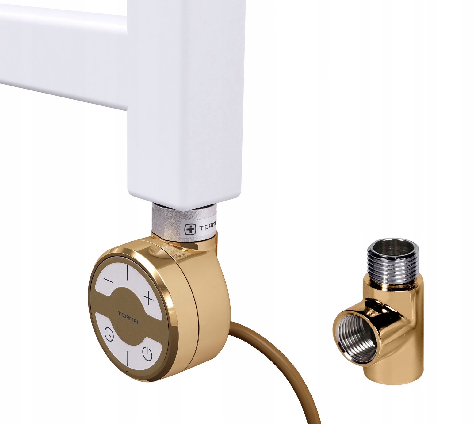 Terma ohrievač zlatý Moa 200 W zlatý ; trojník