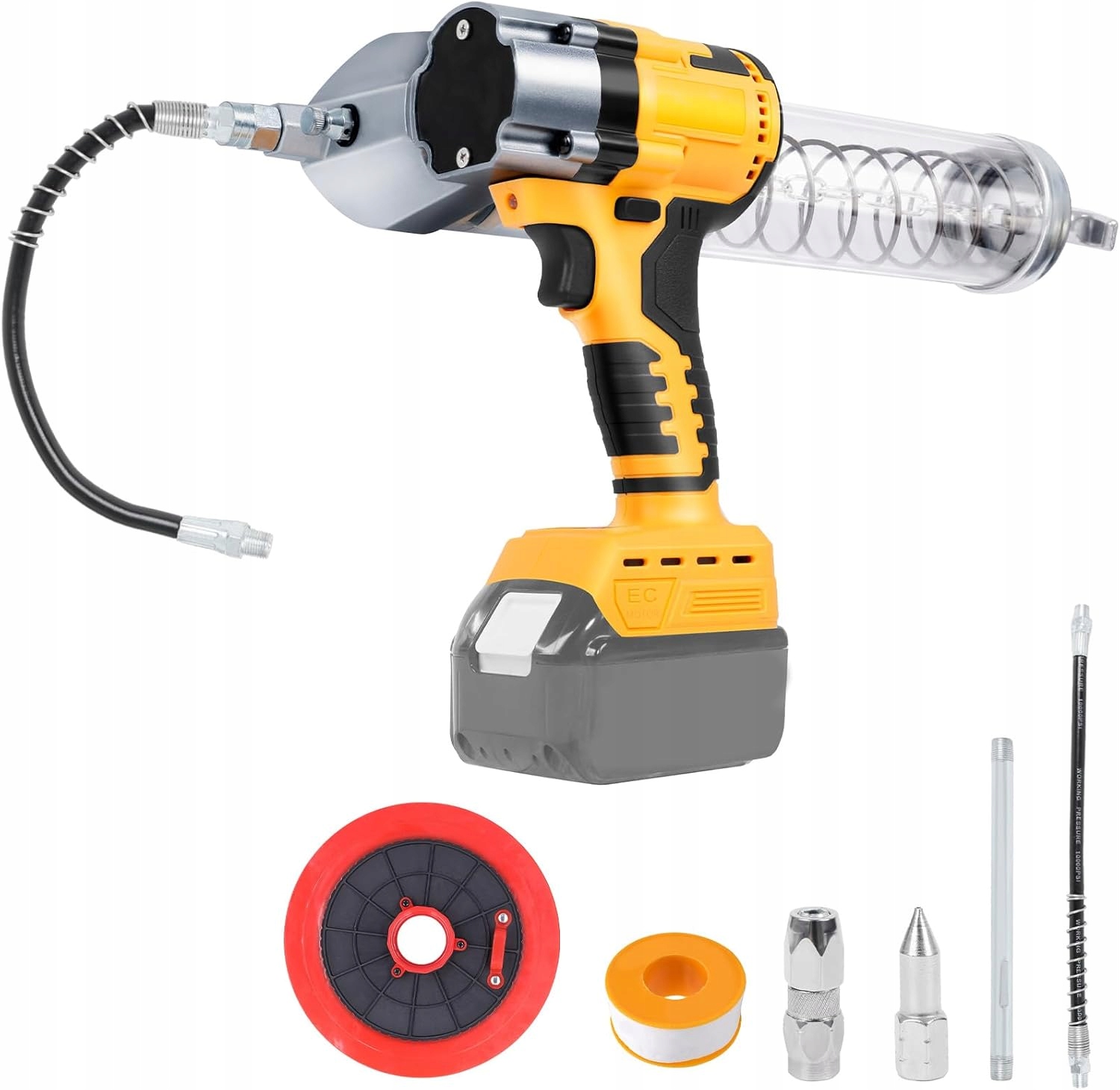 Elektrický bezkartáčový akumulátorový mazací stroj DeWalt 18V