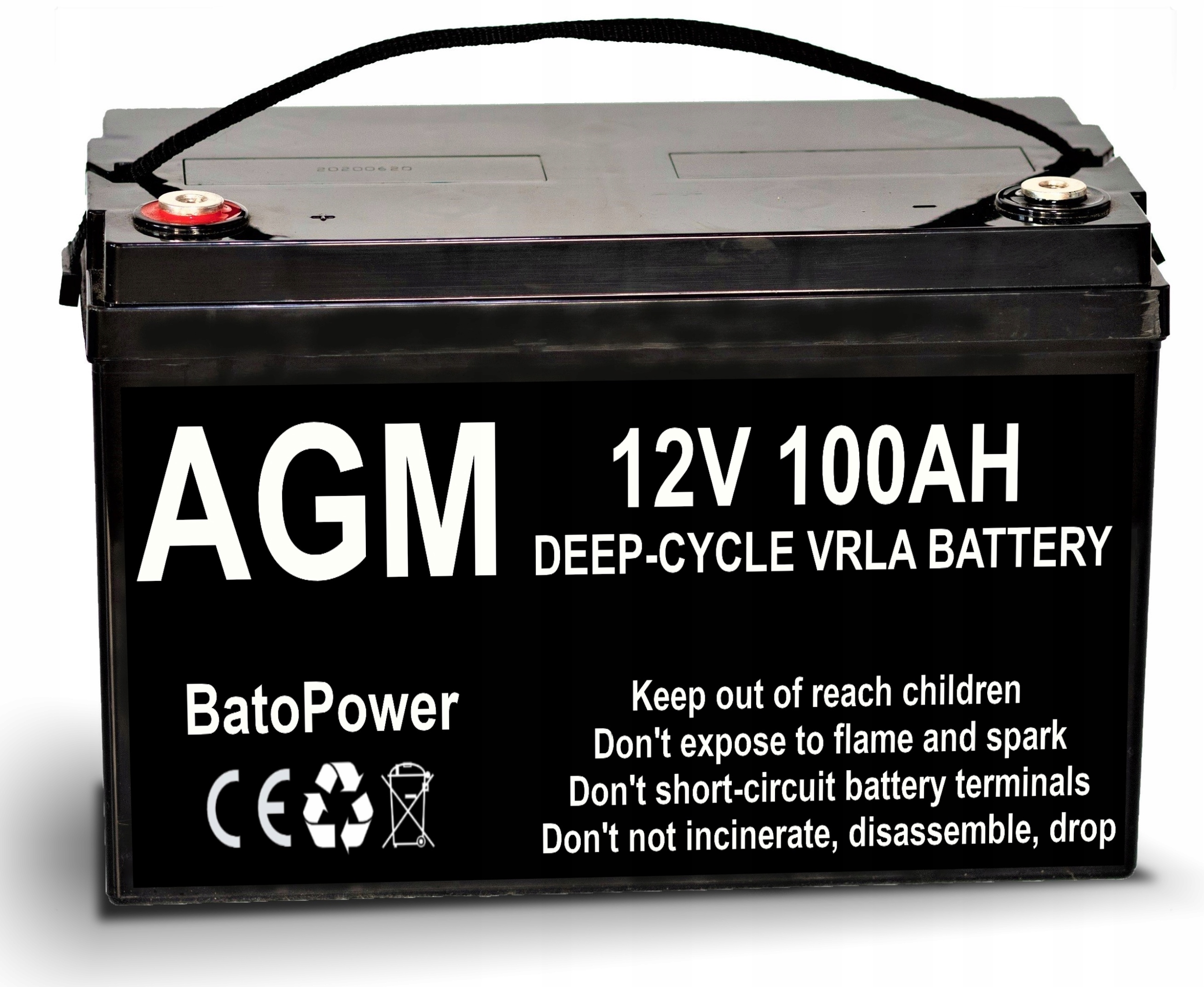 AKUMULATOR AGM 12V 100Ah DEEP-CYCLE UPS