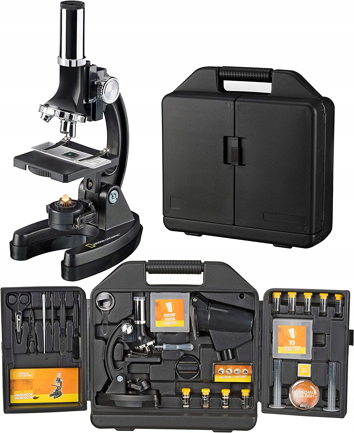 

National Geographic Mikroskop W Walizce 300X-1200X