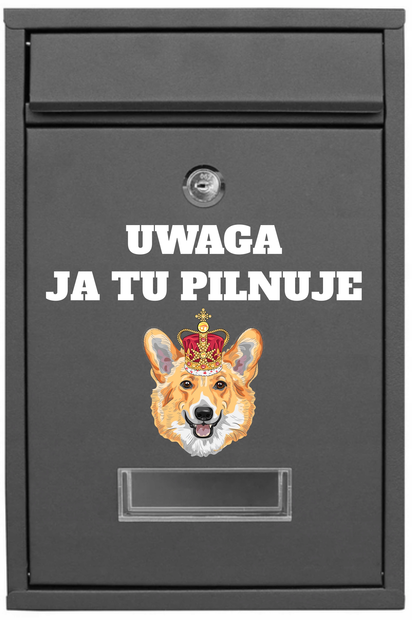 poštovní schránka Poštovní Pozor Já Tu Hlídám Corgi