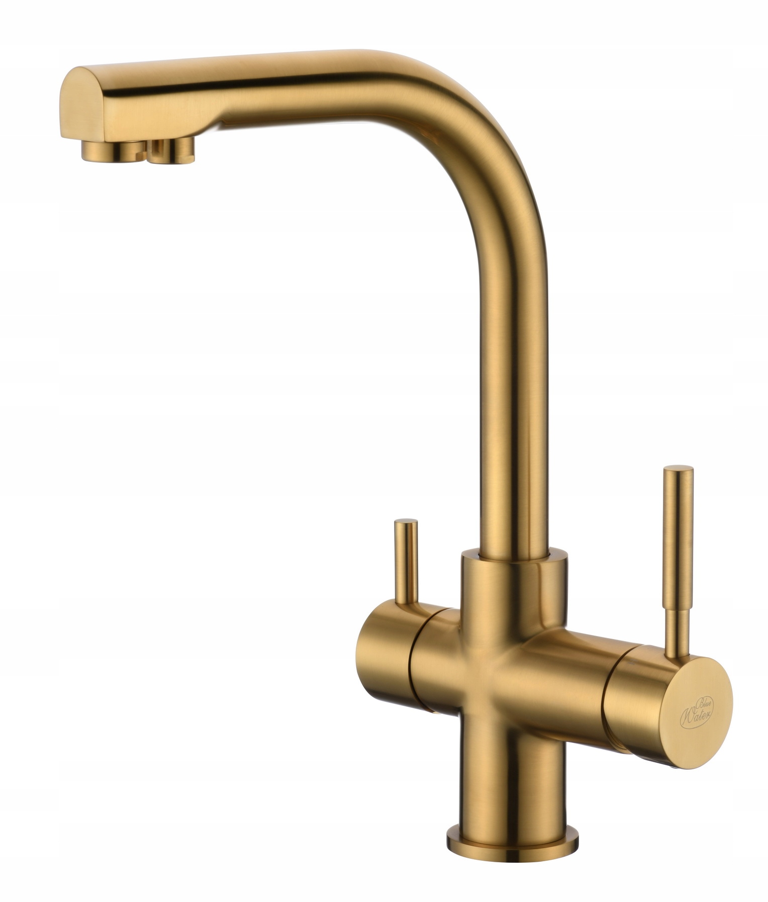 Kuchynská Batéria Zlatá Brúsená Voda Z Filtra