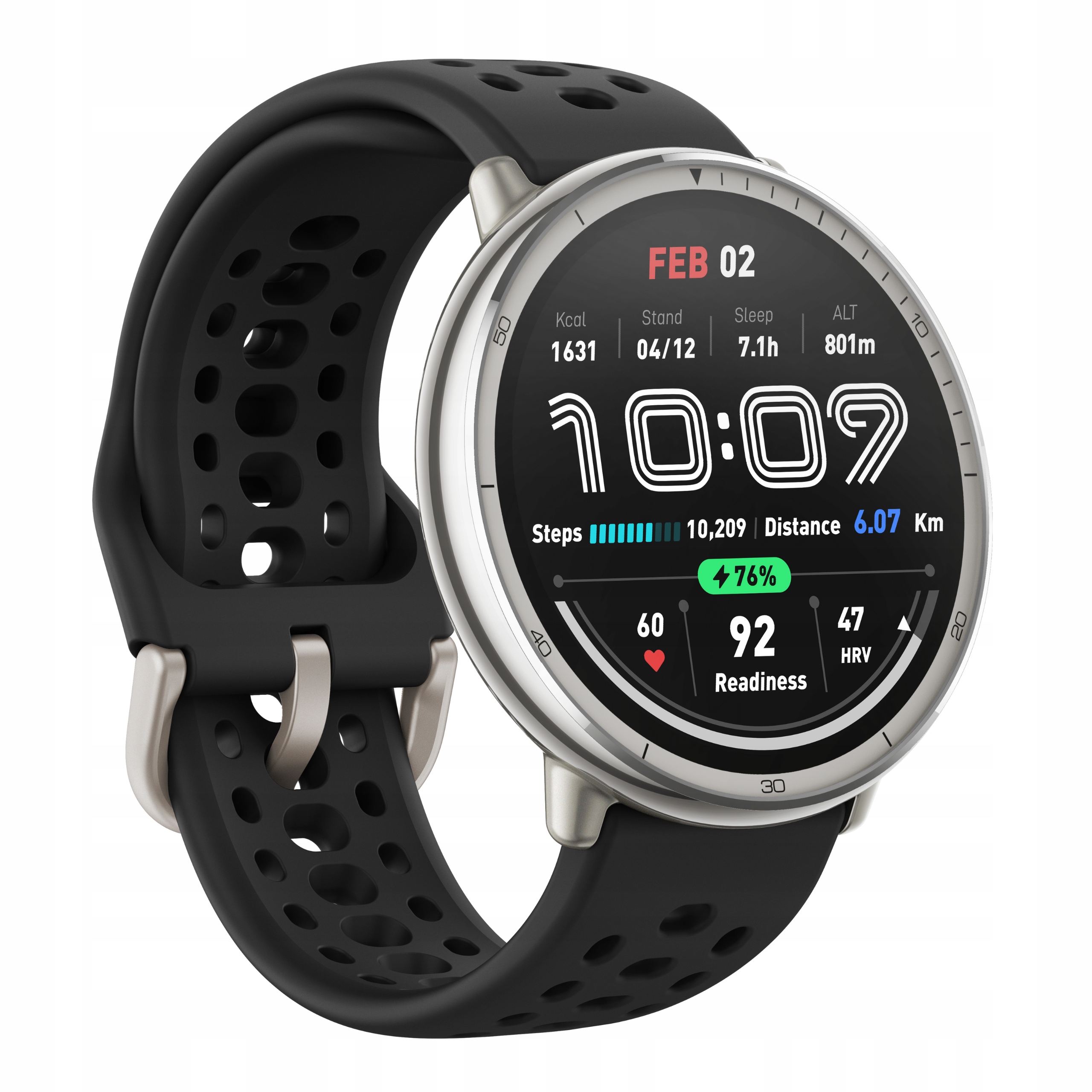 Inteligentné hodinky Amazfit Active 2 čierne