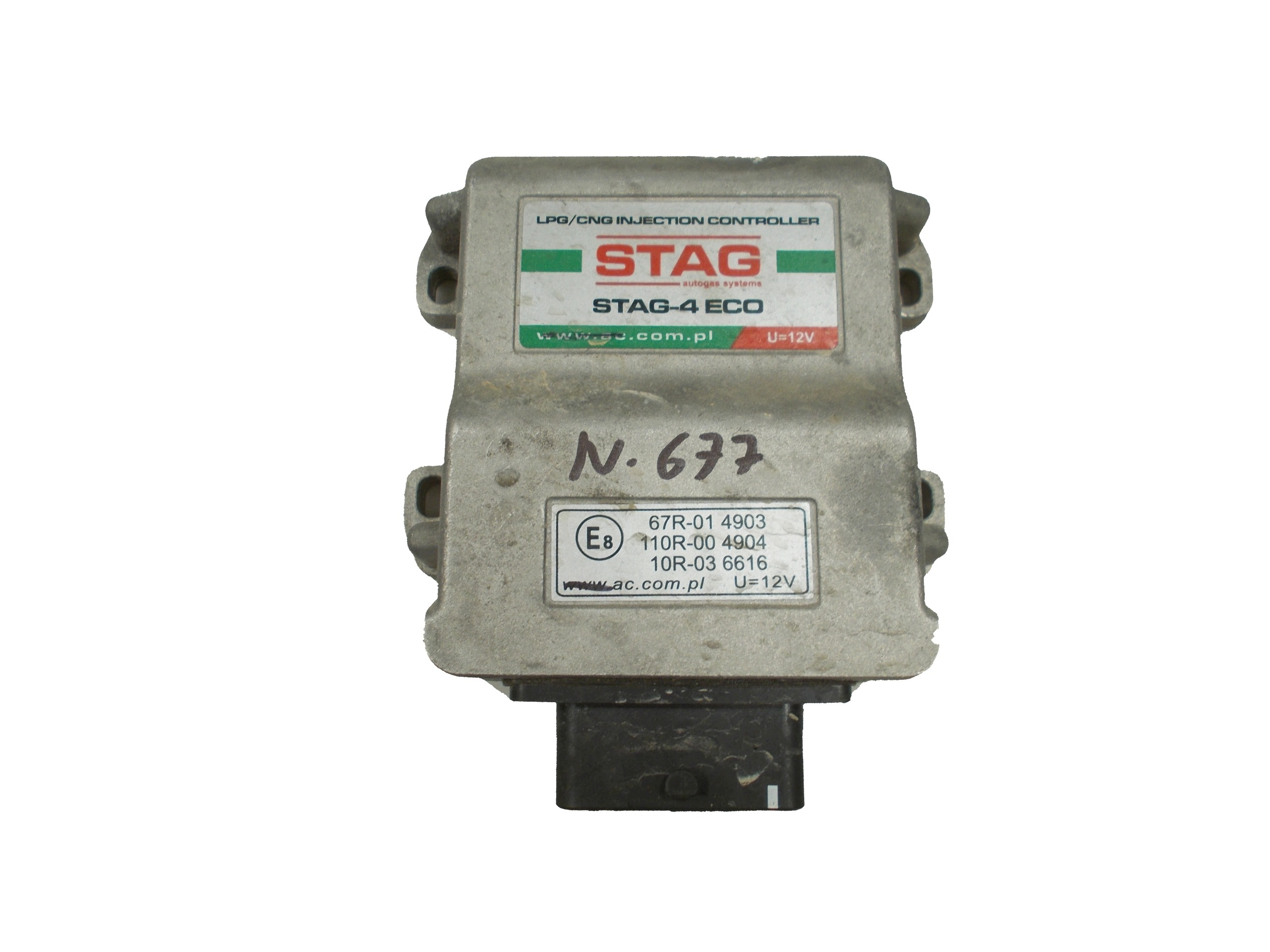 control unit module computer LPG gas STAG-4 ECO 67R-014903 110R-004904