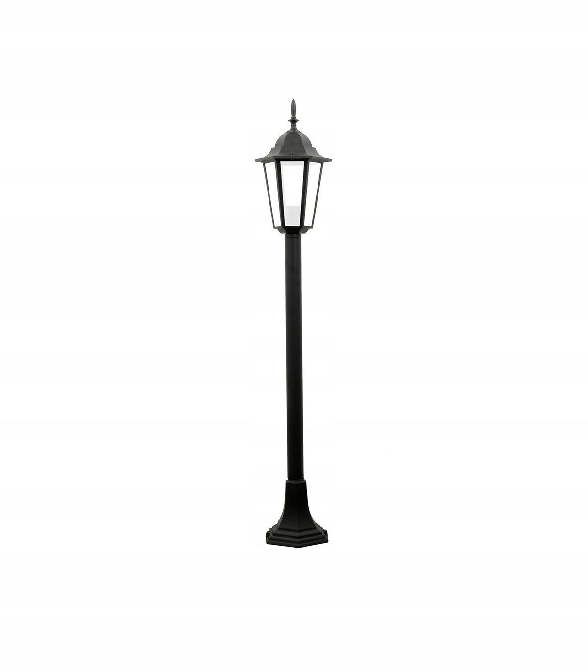 Lampa Latarnia Ogrodowa Czarna Liguria IP43 E27 230V Goldlux 202185 Słupek