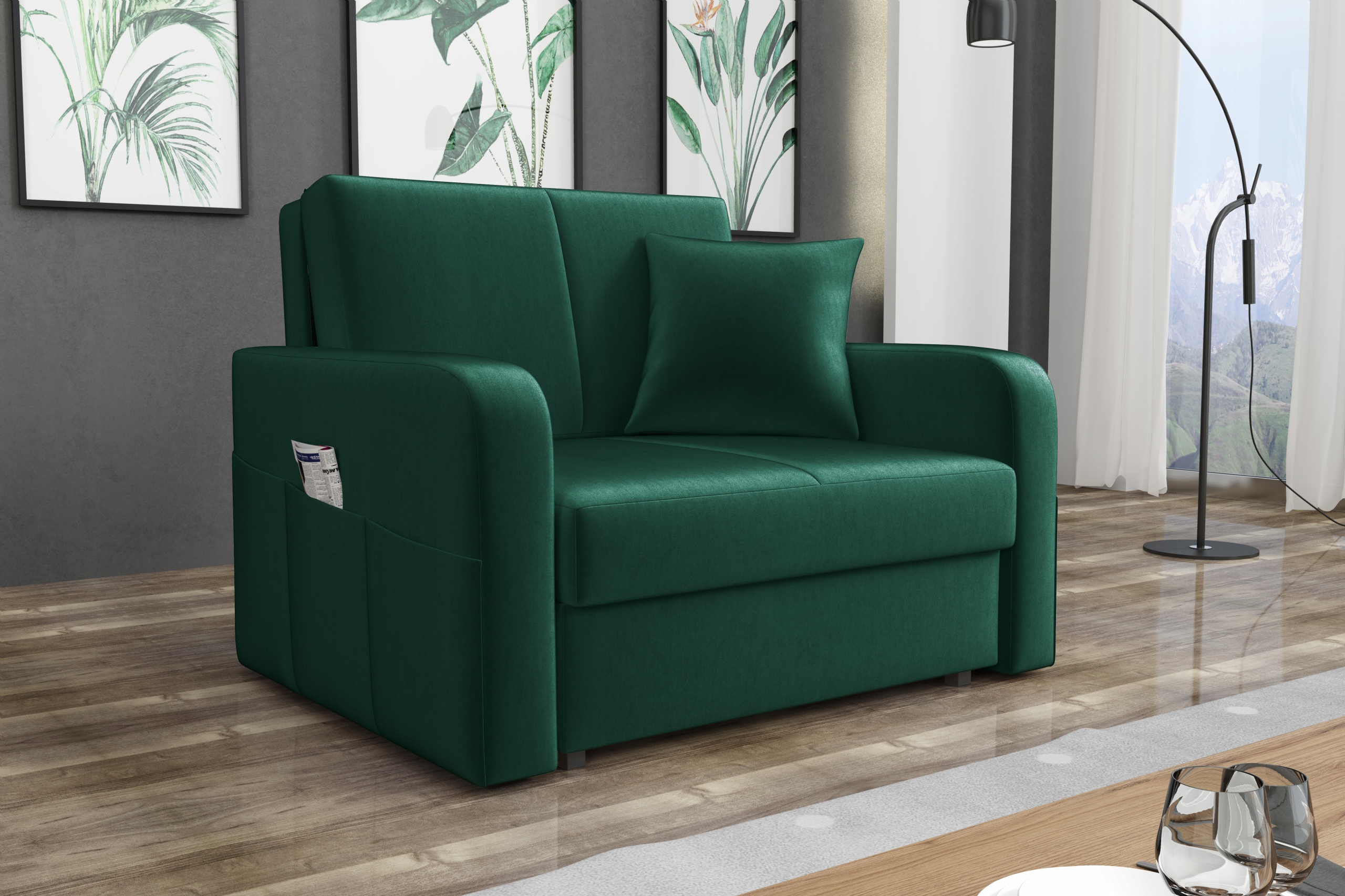 sofa VIGA PUFF I tapczanik rozsuwany do przodu Kod producenta PUFF I