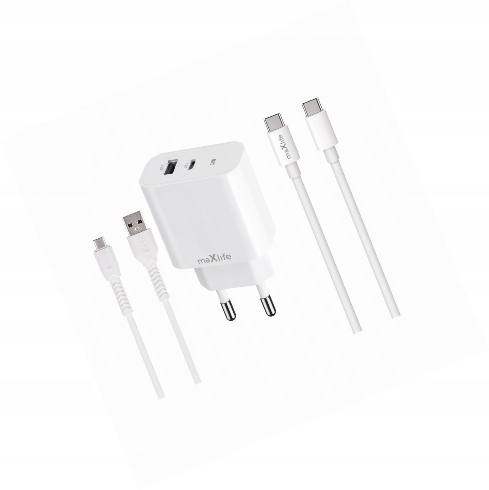 Szybka ładowarka 30W 2 wejścia z dwoma kablami Usb-c do Samsung Galaxy S8