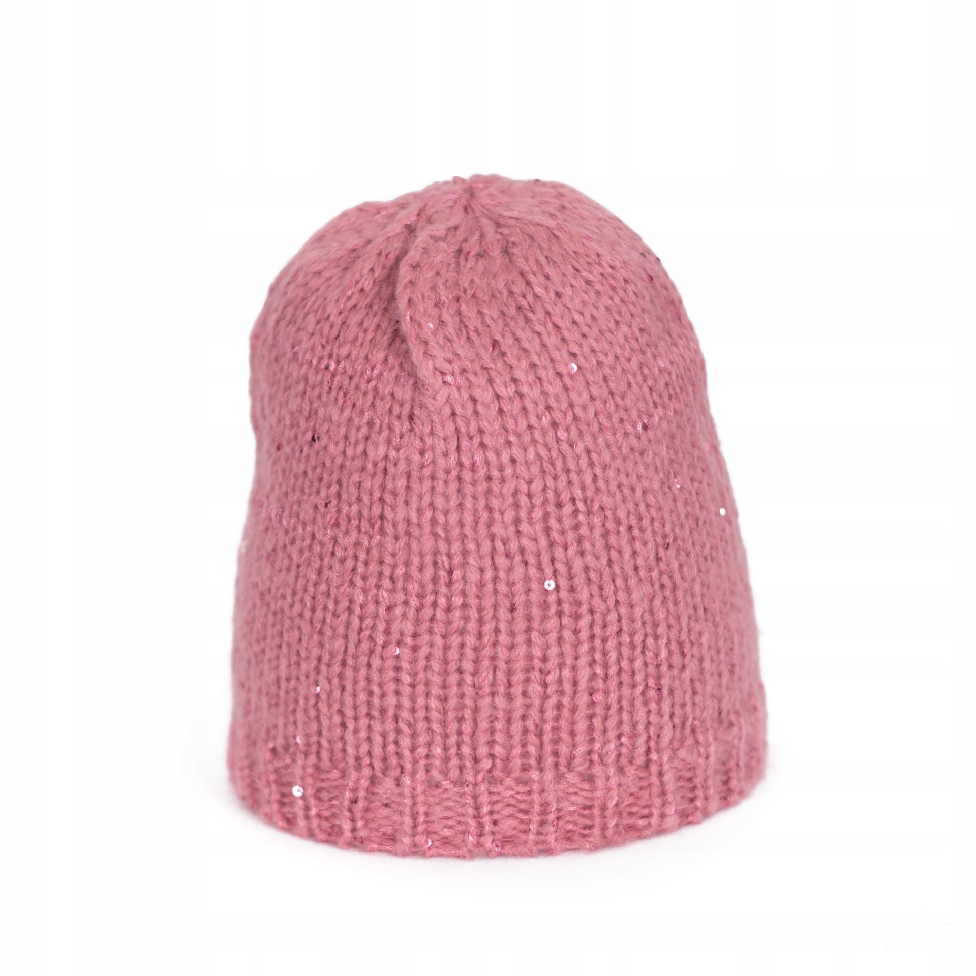 

Czapka beanie klasyczna miękka z cekinami