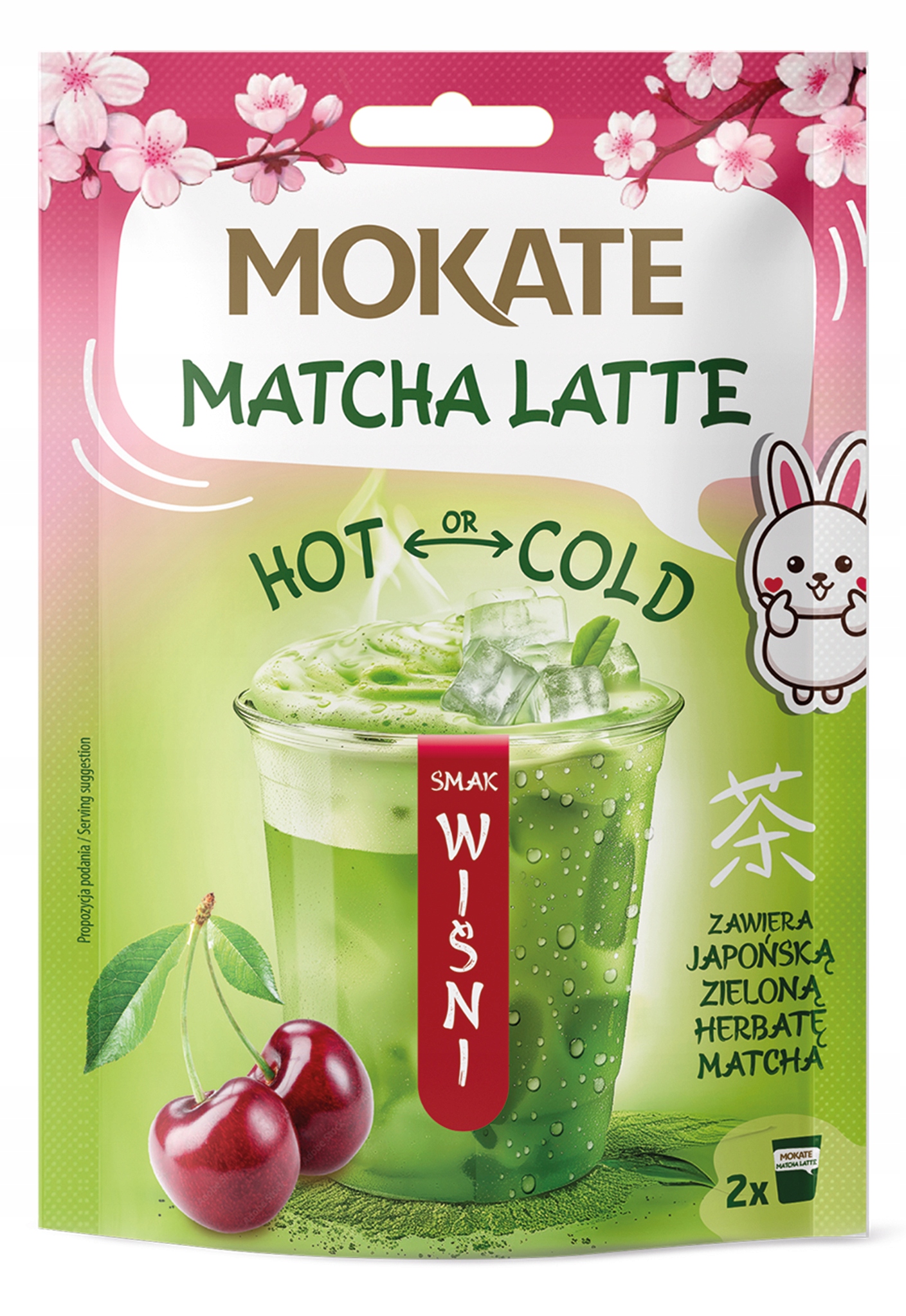 Levně 9X Japonský Čaj Matcha Zelený Denní Práškový Višeň Mokate 40 g