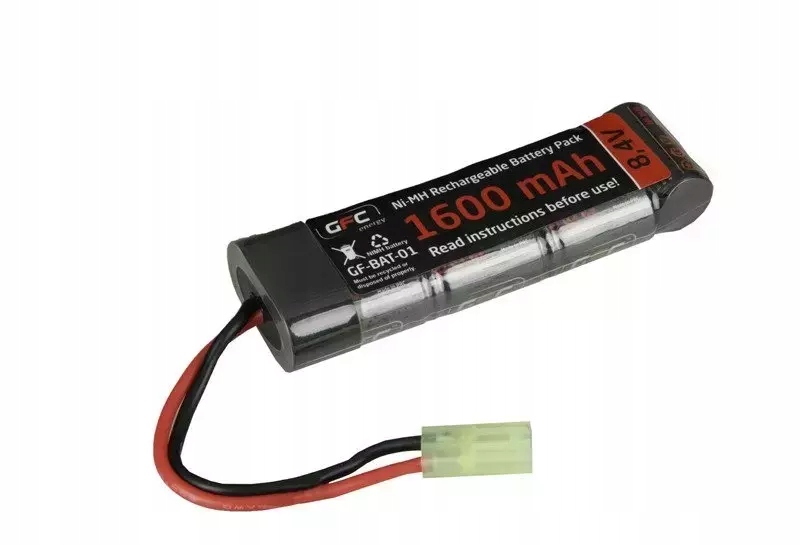 Batterie Rechargeable 12V / 1600 mAH Ni-MH - RobotShop