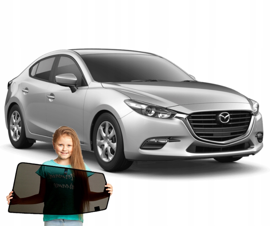 Záclony Krytky na magnety Mazda 3 III sedan