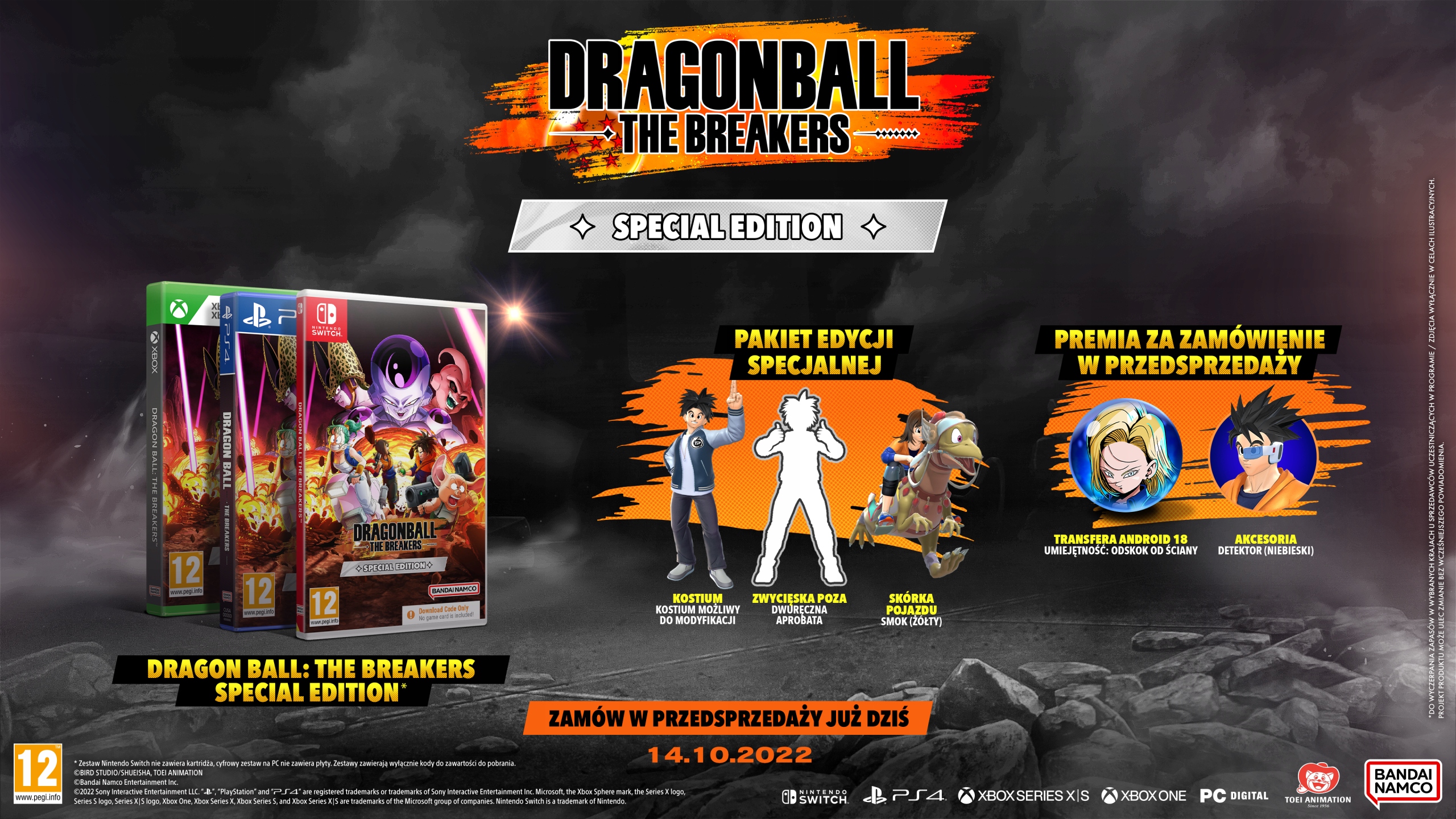 DRAGON BALL: THE BREAKERS SPECIAL EDTION X1 / XSX Platforma Xbox Series X / S