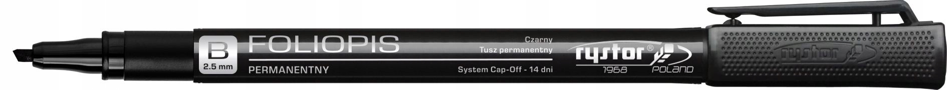 

Foliopis Rystor B 2,5 mm czarny