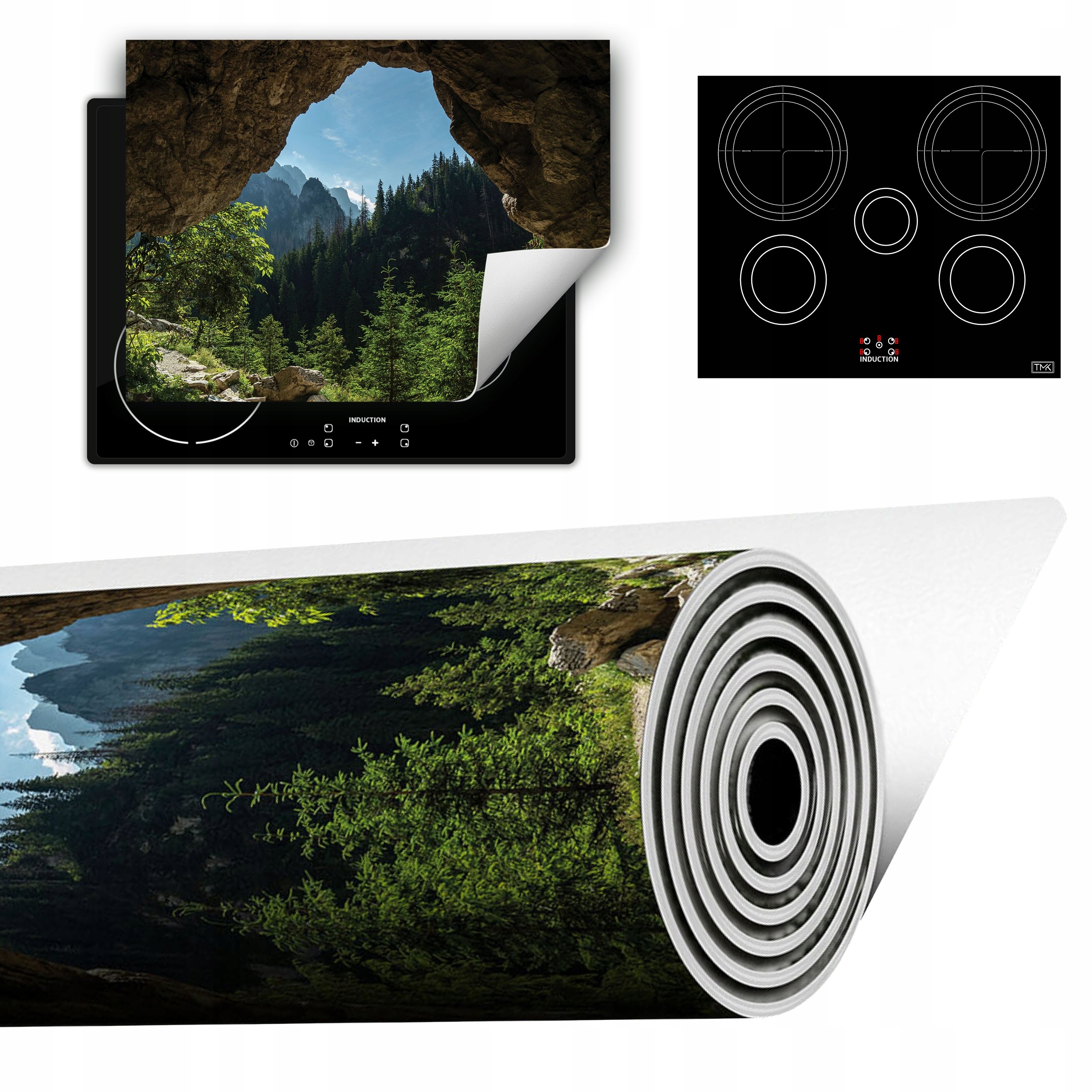 Vinylová Podložka Do Kuchyně Více Místa 70x52 les