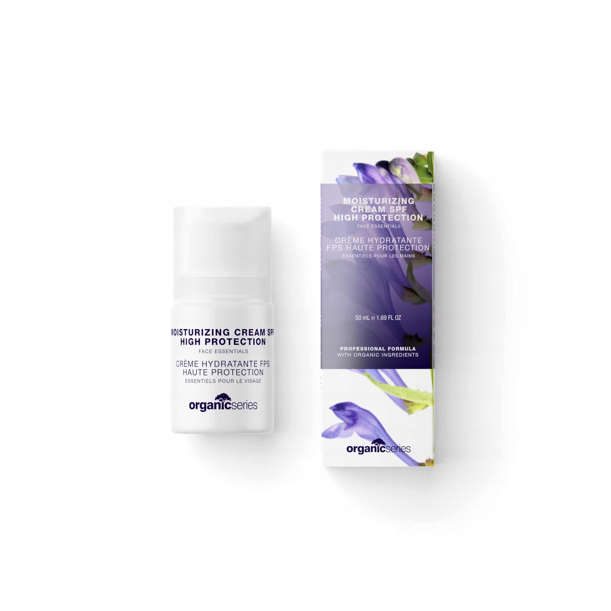 Hydratační krém s ochranným faktorem SPF50 Vysoká ochrana 50 ml Organic Series