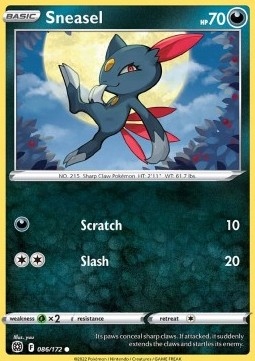 

Brilliant Stars 086/172 Sneasel