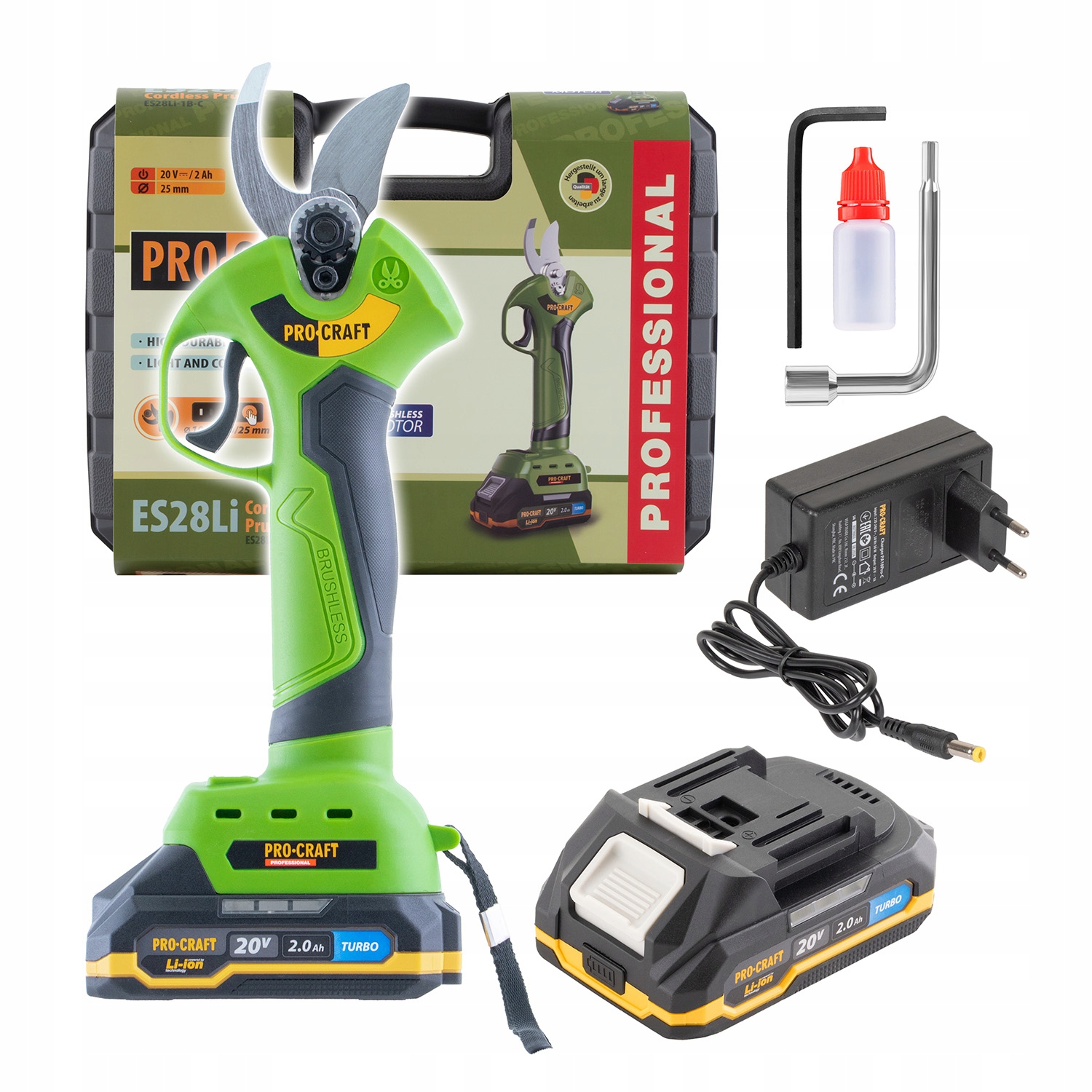 Aku nožnice na konáre Procraft ES28Li