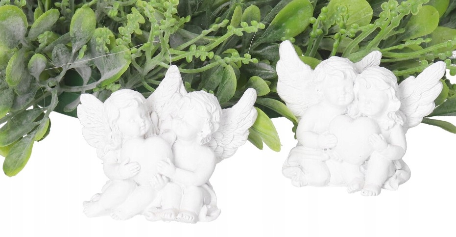 ANIOŁ ANIOŁEK GIPSOWY FIGURKA 4CM PARA OZDOBA Kod producenta 01564