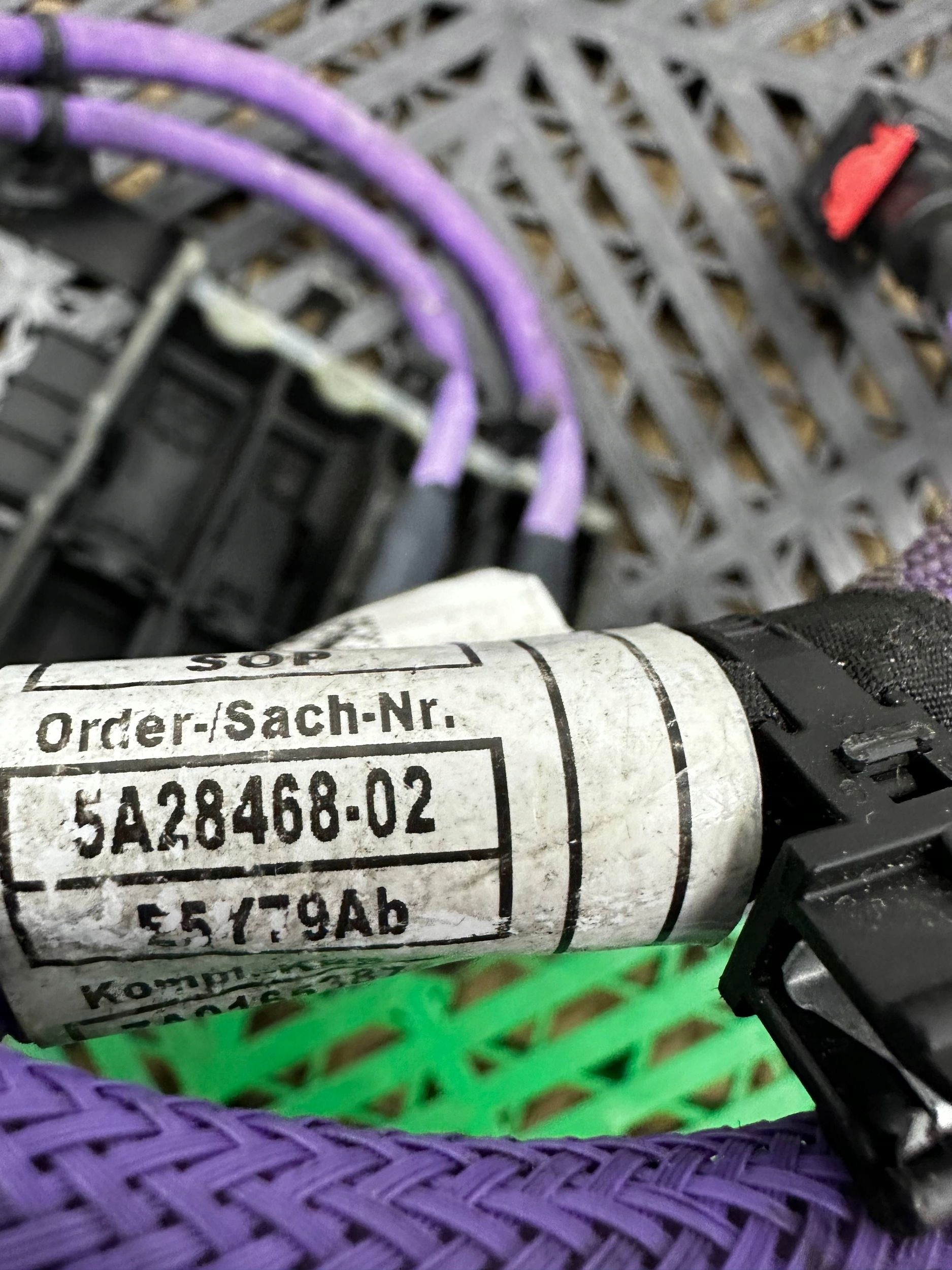 cablaggio elettrico BMW 7 G11 G12 5a28468