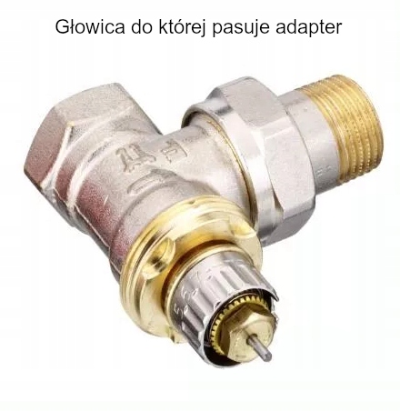 Adapter redukcja Danfoss RTD-N M30x1,5 gładk Biały EAN (GTIN) 5906109503396